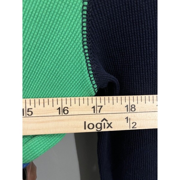 LRL LAUREN ACTIVE RALPH LAUREN THERMAL HOODED COLOR BLOCK TOP Women's Size Small - Picture 11 of 11